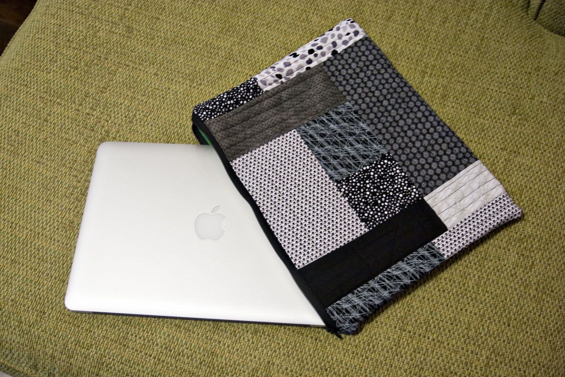 Quilted Patchwork Laptop Sleeve