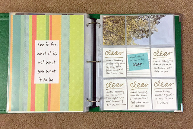 One Little Word - April 2016 / Saroy
