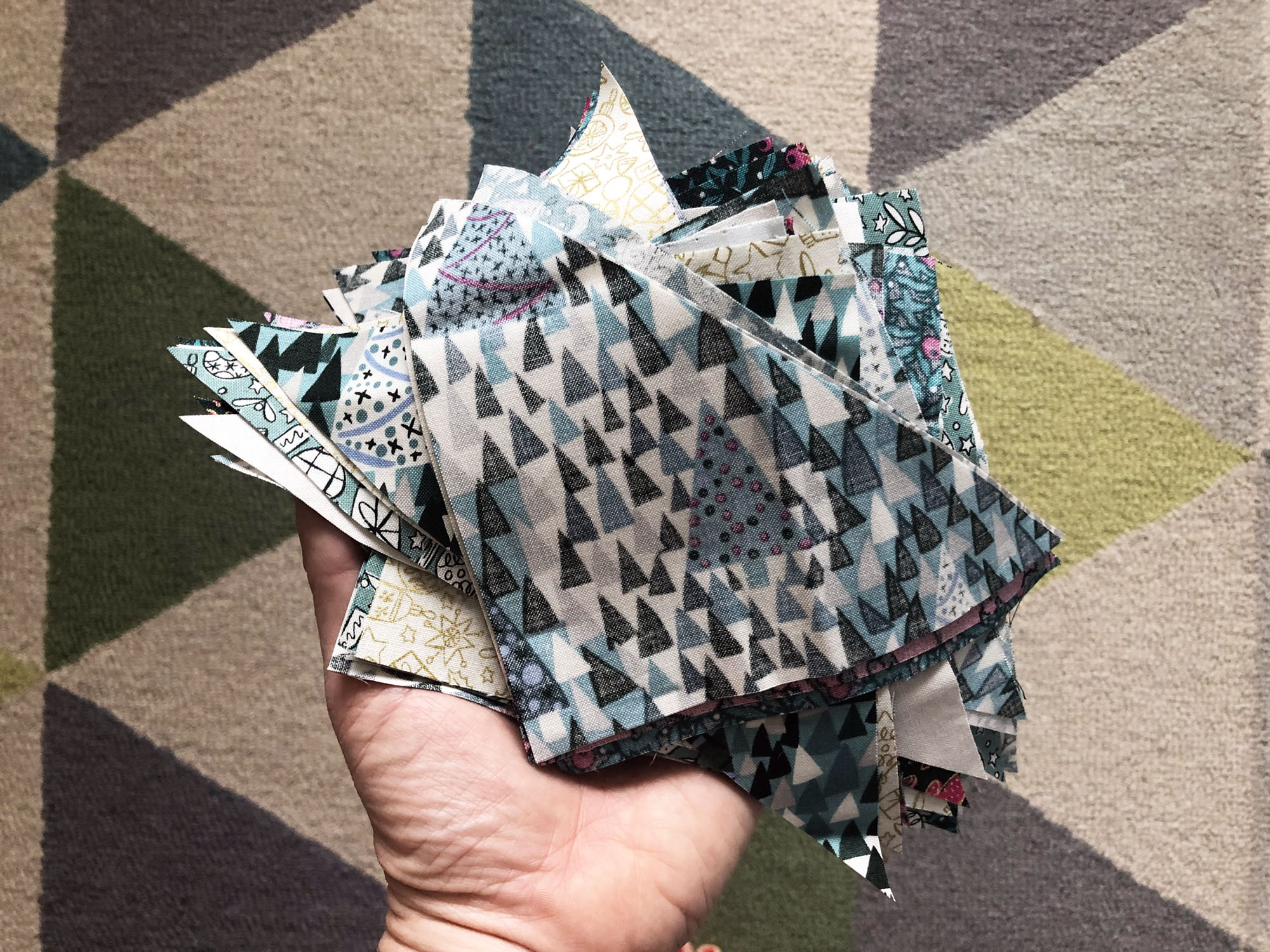 Christmas Quilt Progress