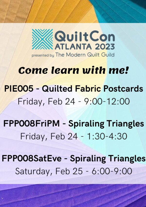 Join Me at QuiltCon 2023!