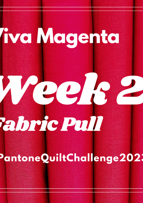 Pantone Quilt Challenge – Week 2