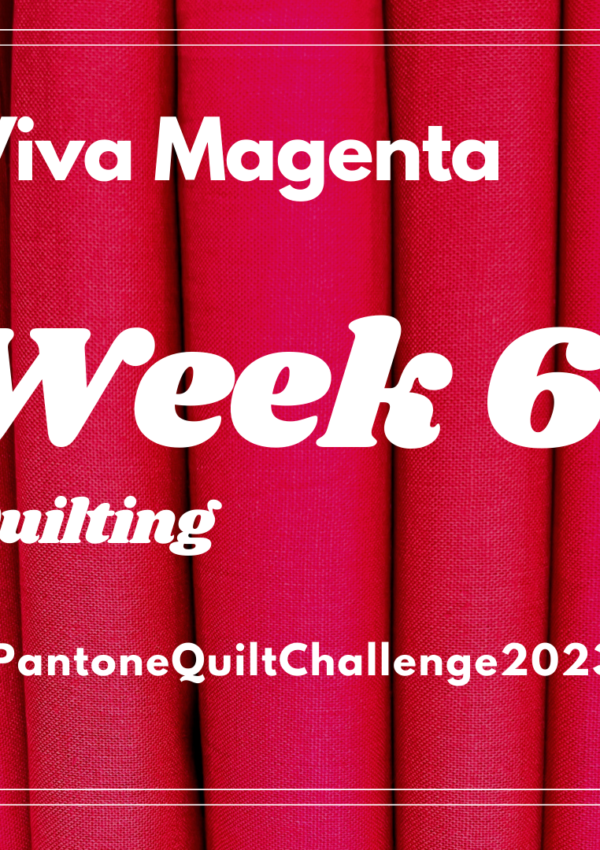 Pantone Quilt Challenge – Week 6