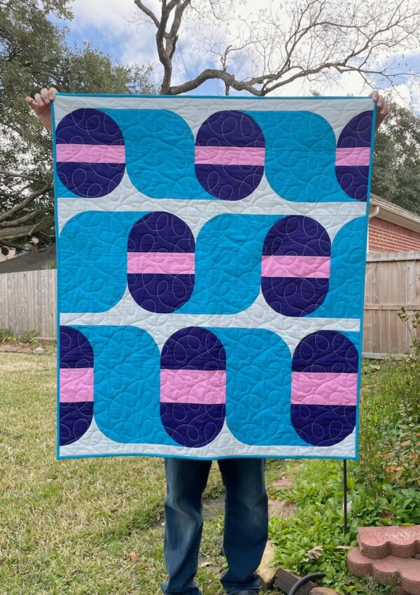 Ribbons Baby Quilt