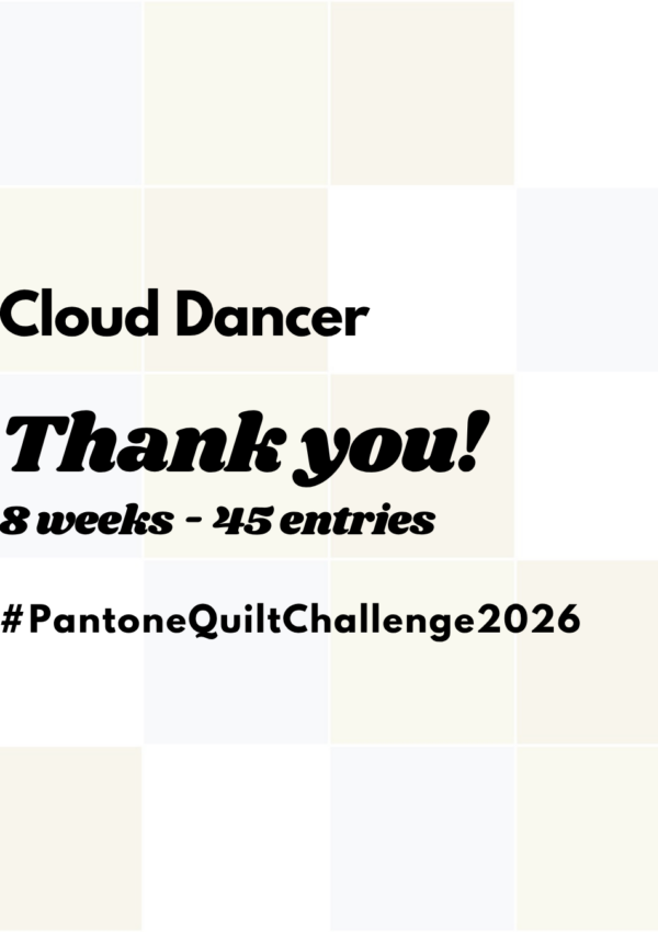 Pantone Quilt Challenge 2026 – Wrap-Up
