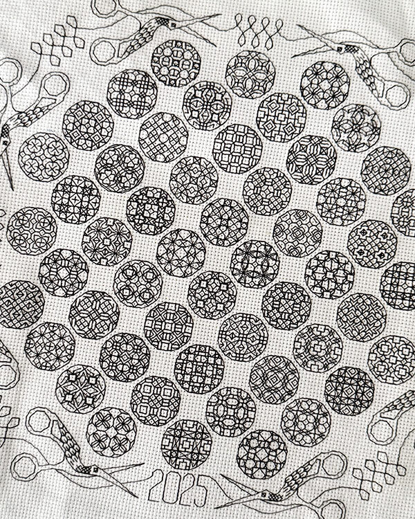 2025 Blackwork Stitch-along